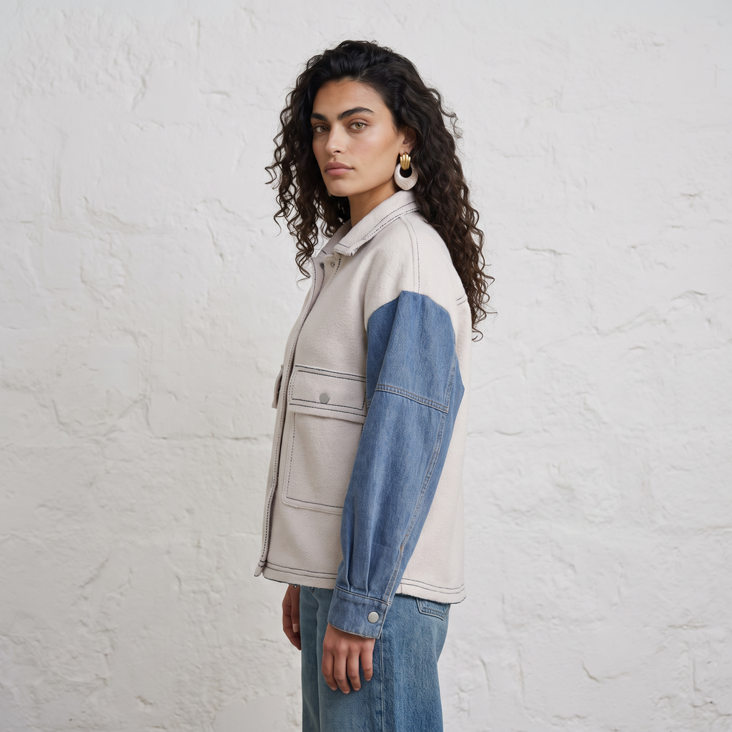 Contrast Stitch Jacket