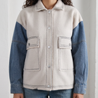 Contrast Stitch Jacket