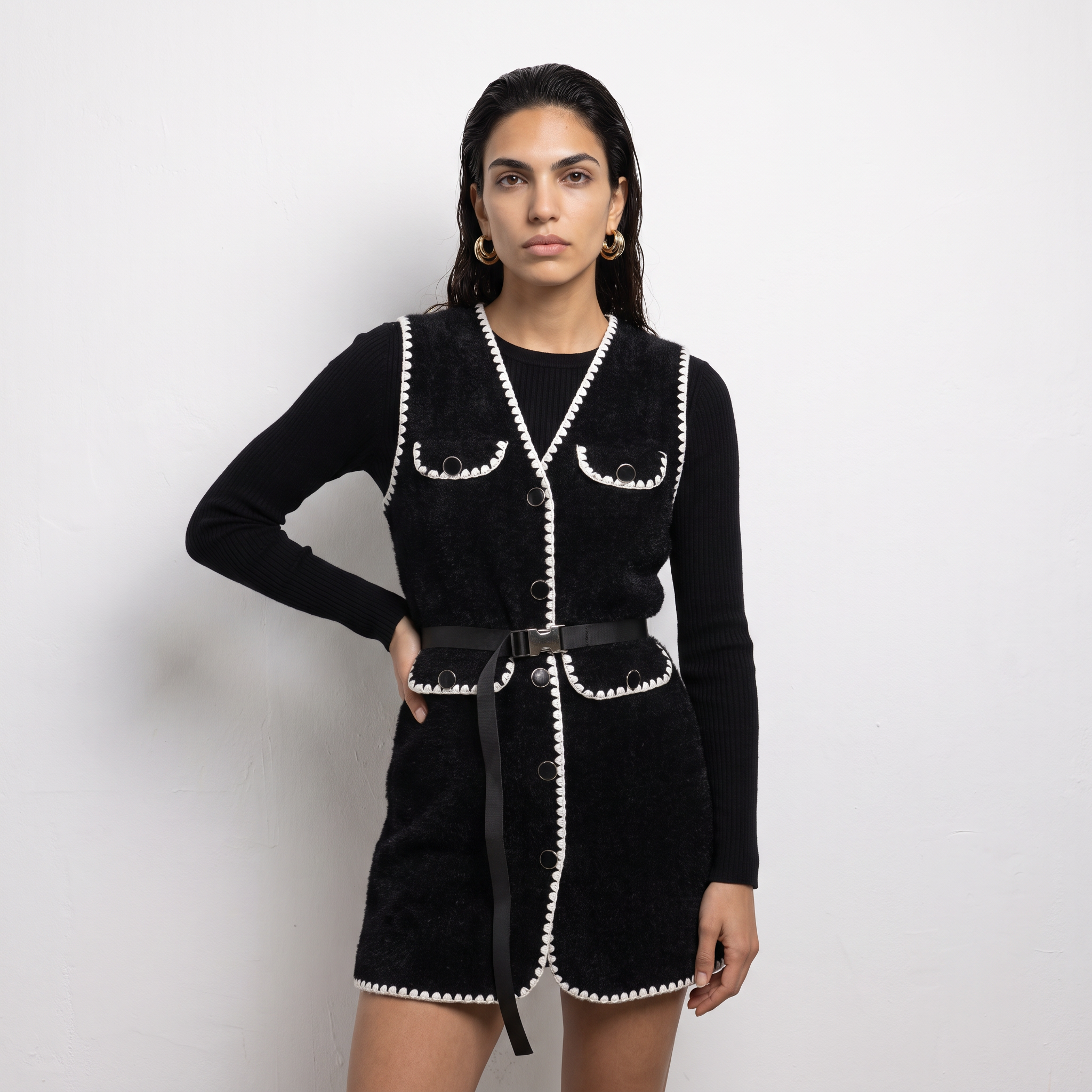 Crocheted Two Piece Set