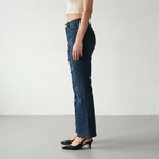 Rhinestone Radiance Denim Jeans