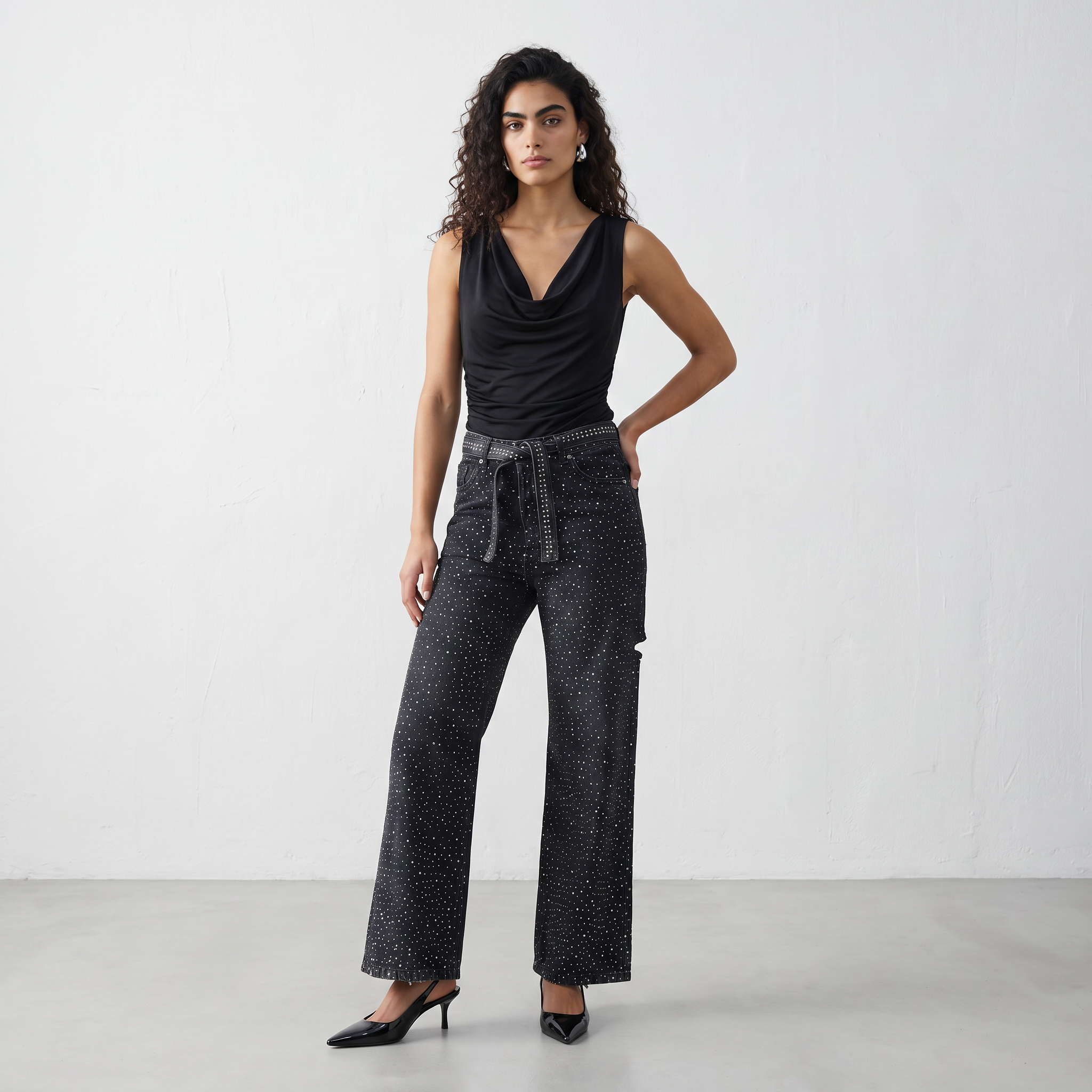 Crystal Embellishment Jeans