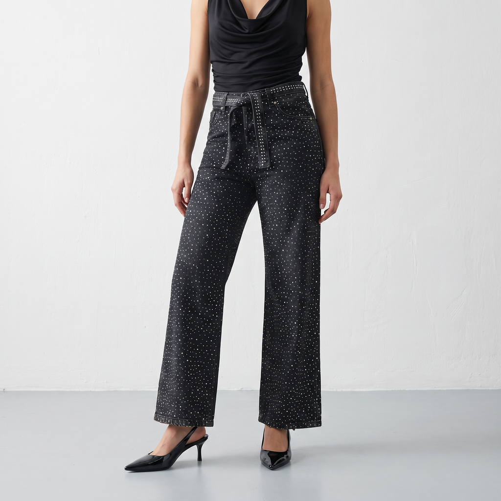Crystal Embellishment Jeans