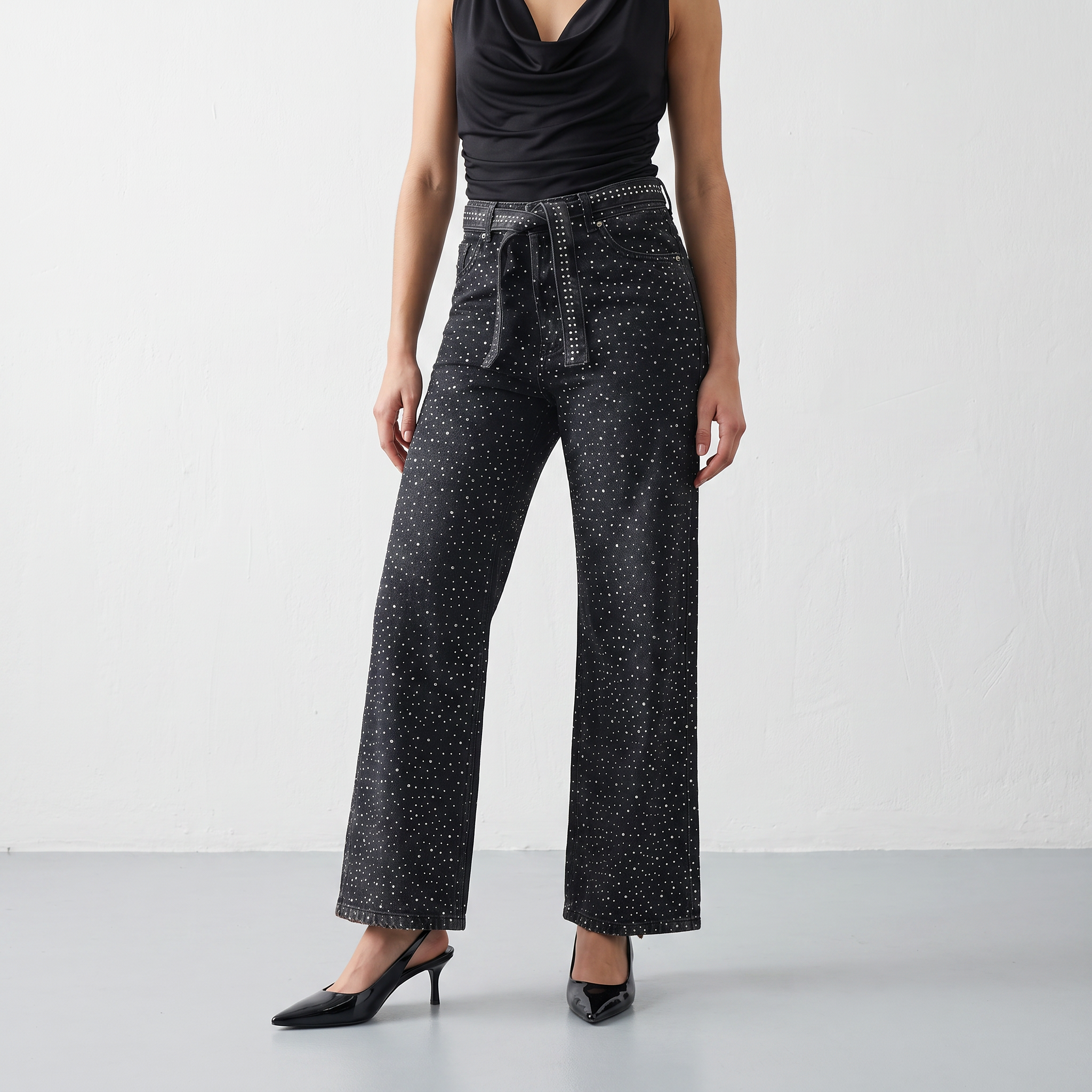 Crystal Embellishment Jeans