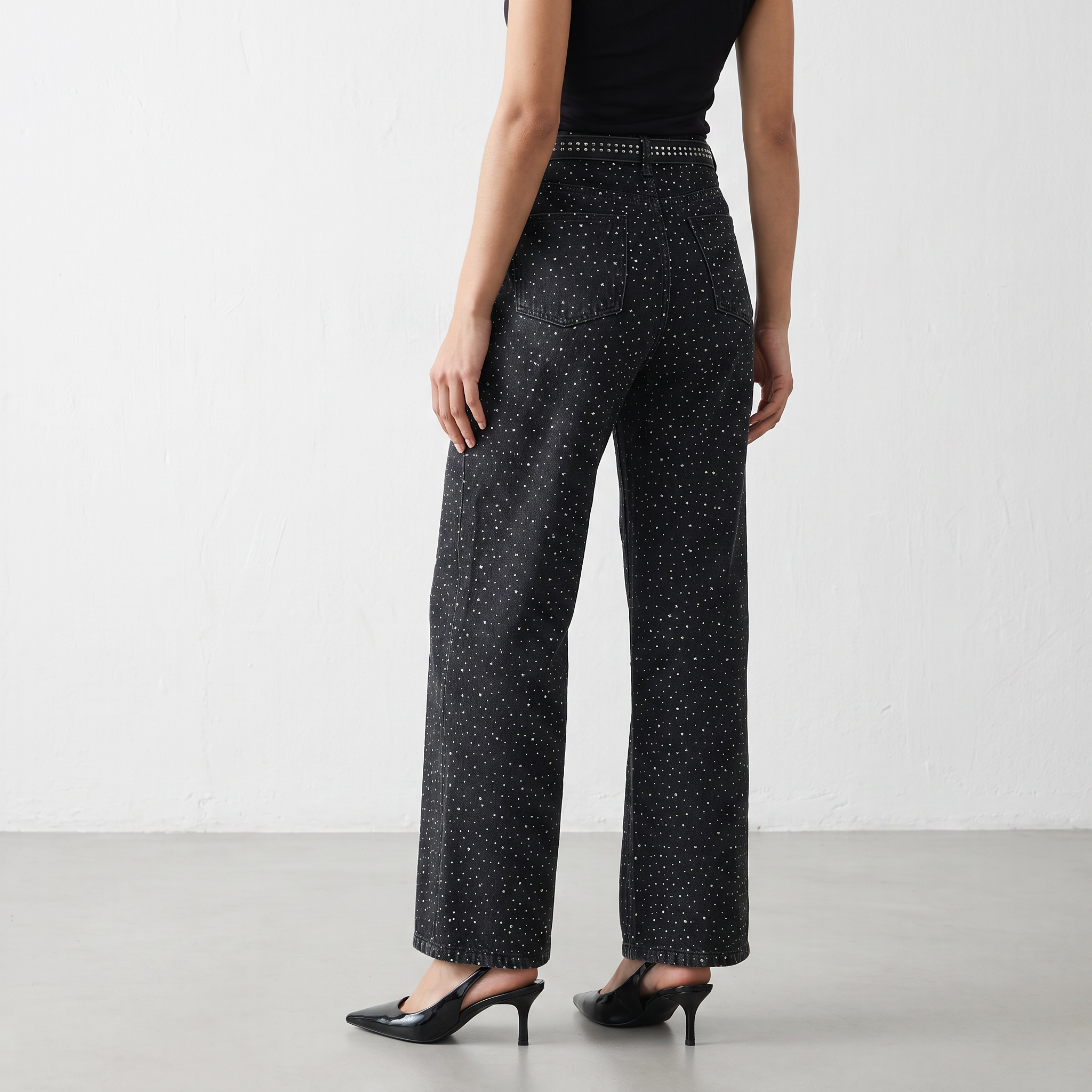 Crystal Embellishment Jeans