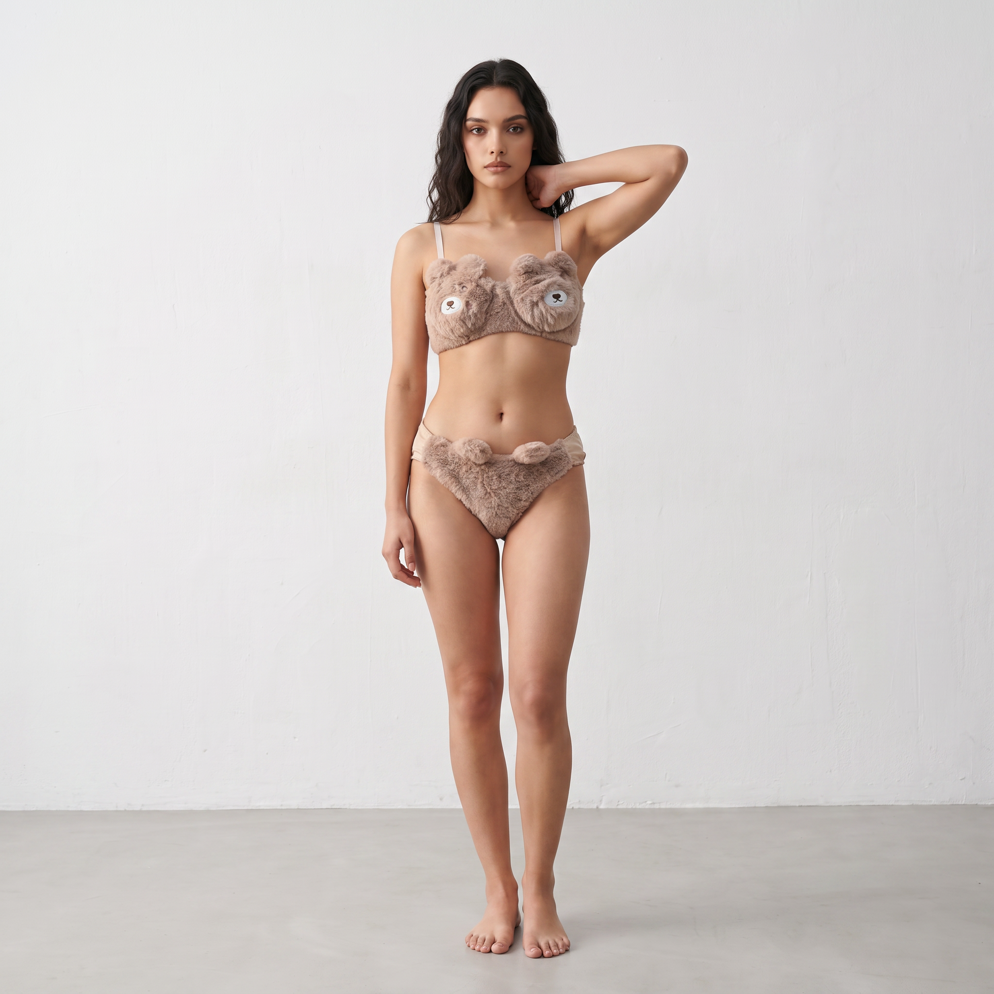 Cute Bear Lingerie Set