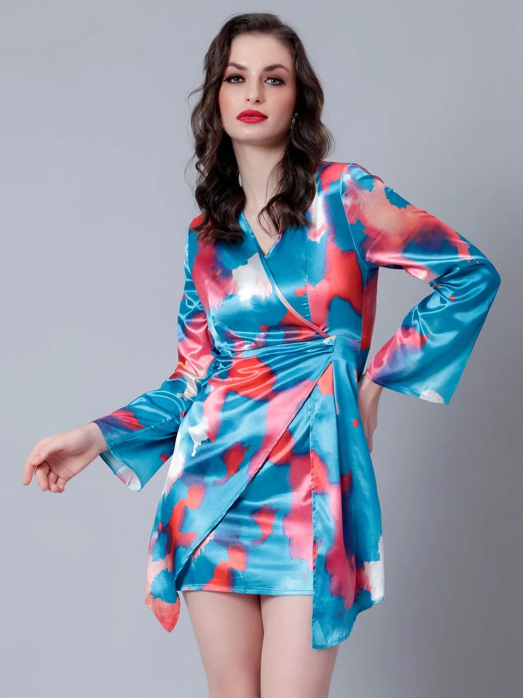 Hot Splash Satin Dress