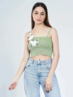Floral Appliques Cami Top