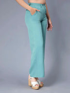 Pintuck Straight Pants