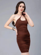 Strappy Dress With Ruching