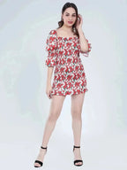 Floral Fitted Dress
