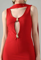 Golden Grace Maxi Dress