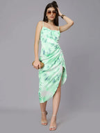 Sexy Marble Spaghetti Dress