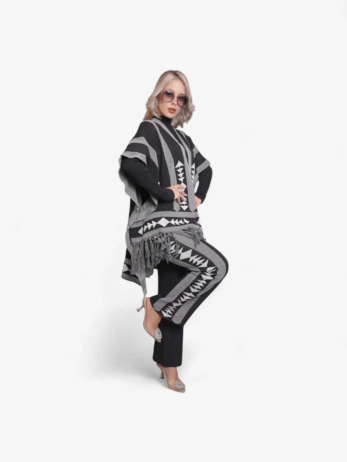 Aztec Printed Three Piece Set