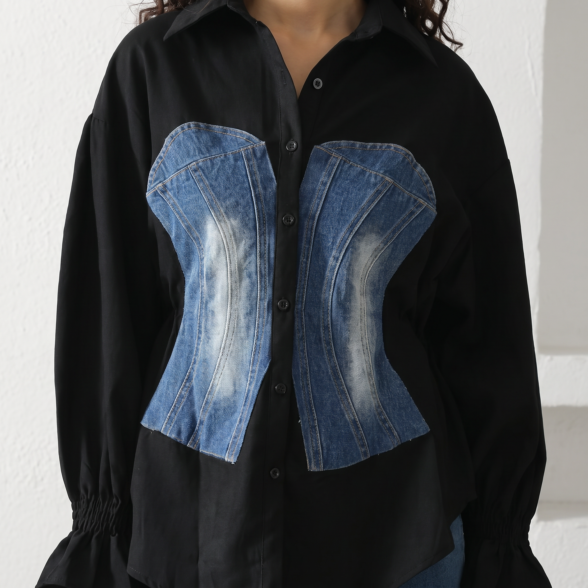 Denim & Drift Two-Piece Set