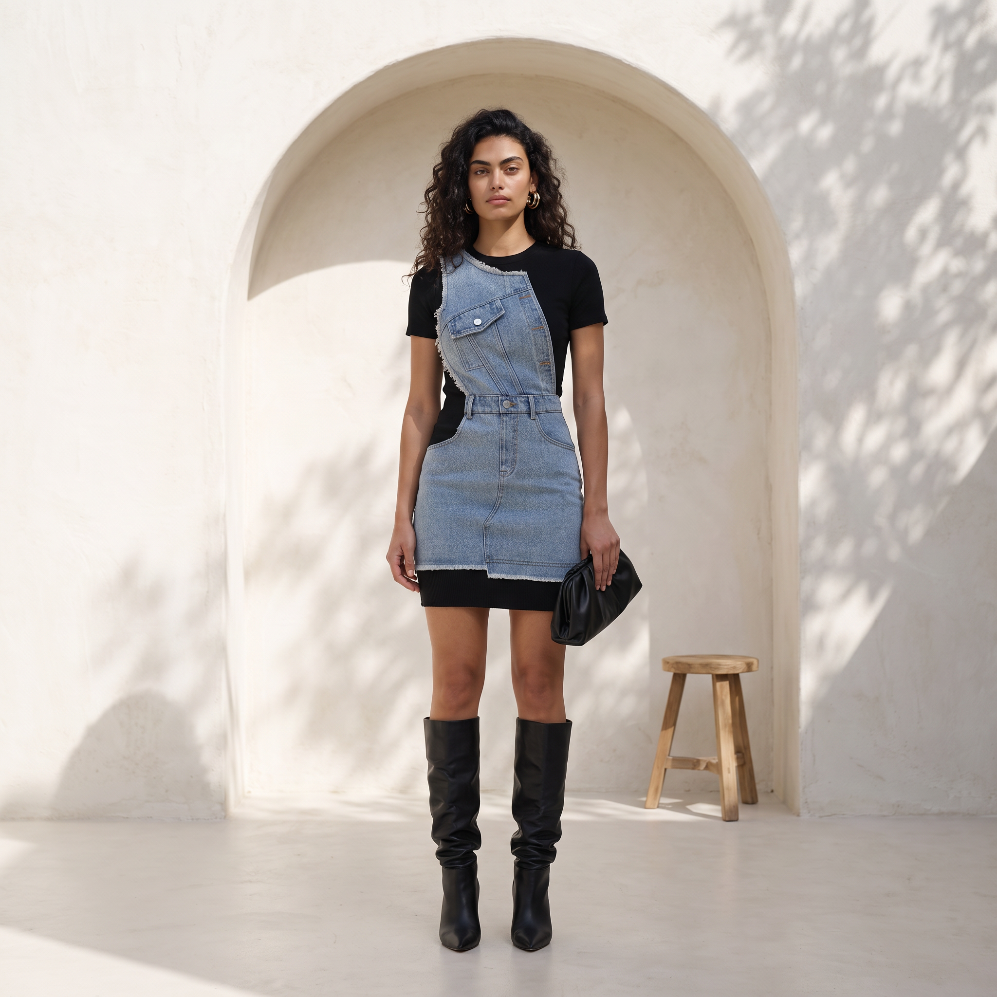 Denim Whisper Dress