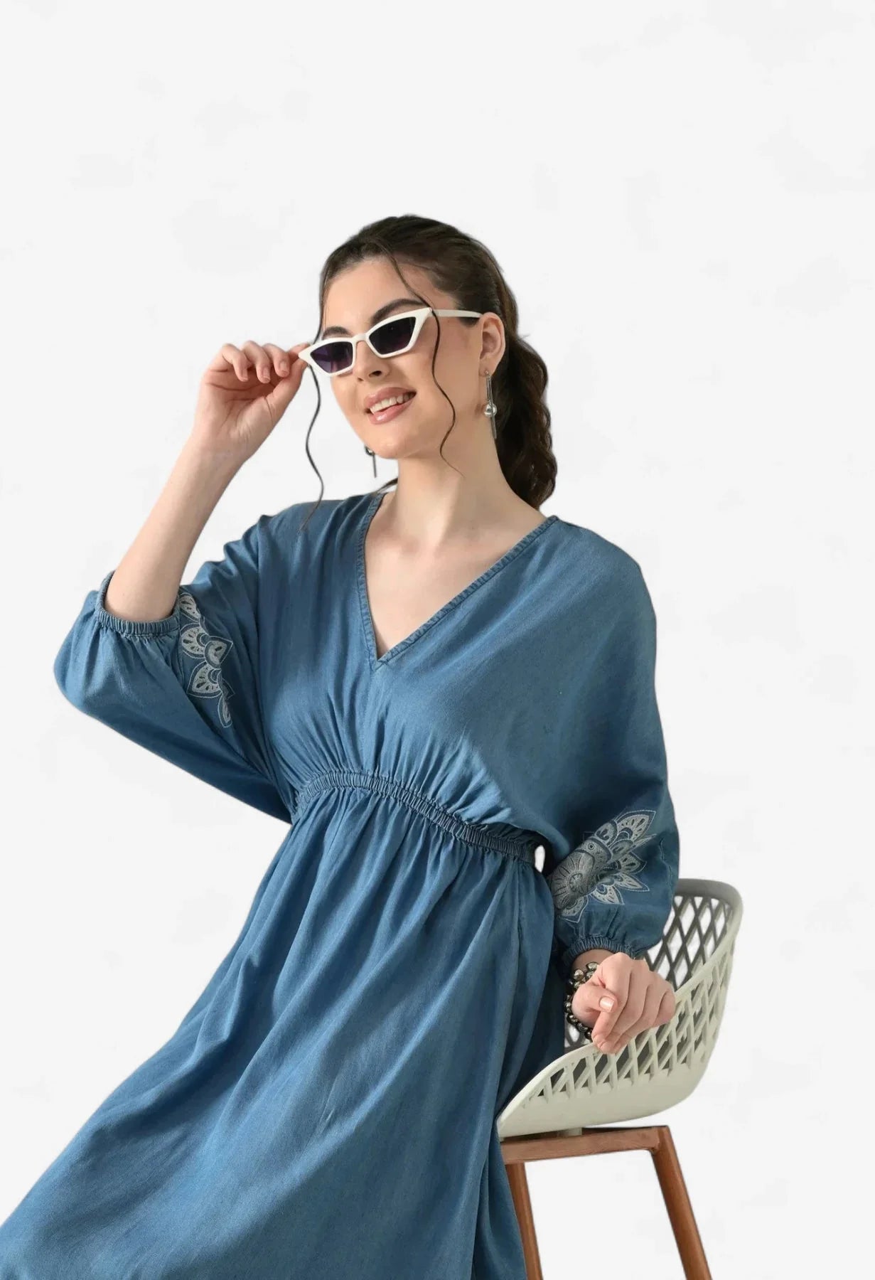 Blue Bloom Dress
