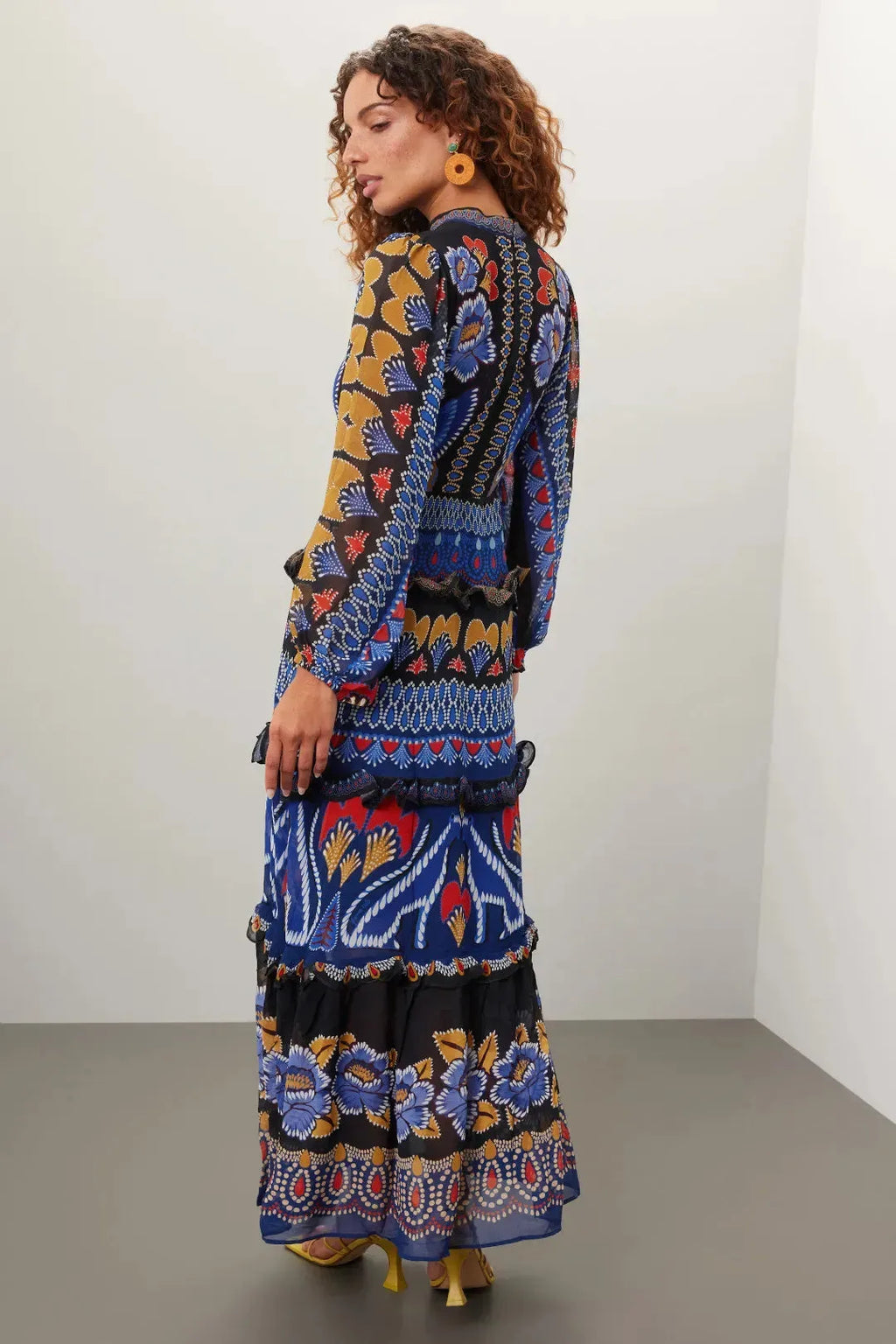 Floral Printed Maxi Dress