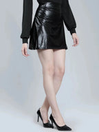 Metallic Short Skirt