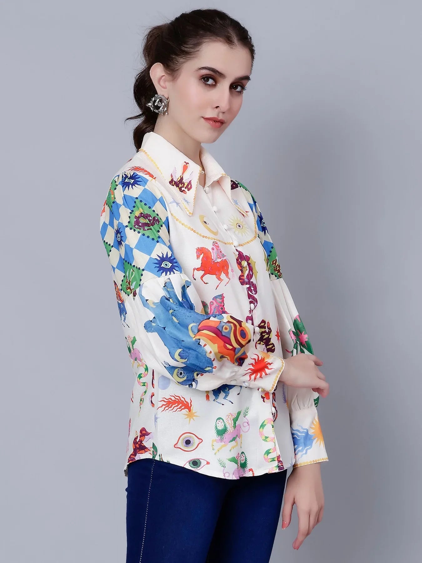 Mystic Animal Printed Shirt