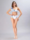 One Shoulder Bikini Set