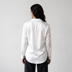Elegant Ribbon Satin Shirt