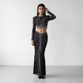 Embellished Studded Two-Piece Set