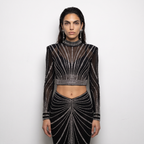 Embellished Studded Two-Piece Set