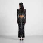 Embellished Studded Two-Piece Set
