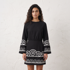 Embroidered Short Dress