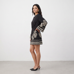 Embroidered Short Dress
