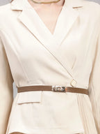 Blazer Pleated Dress