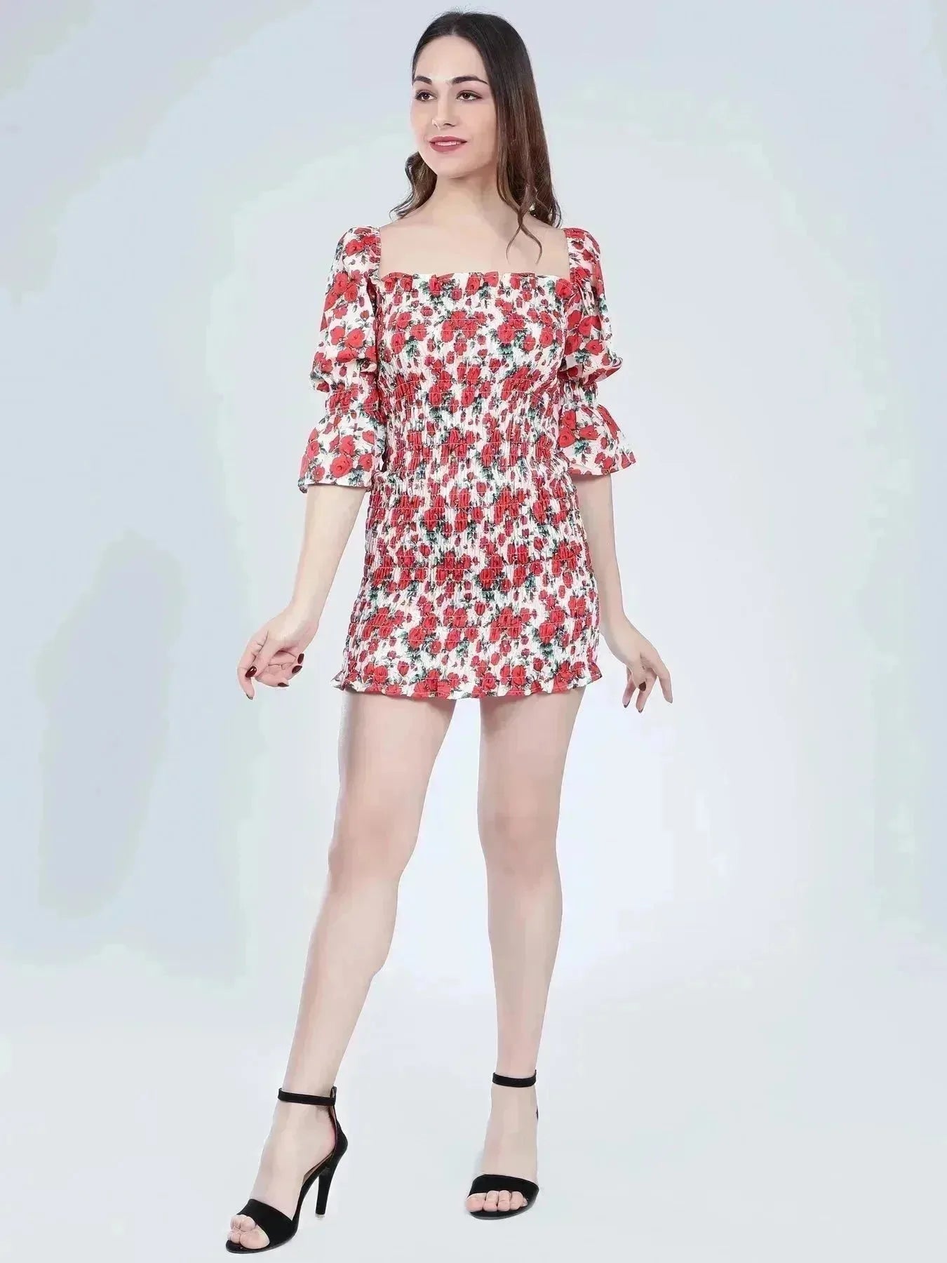 Floral Fitted Dress