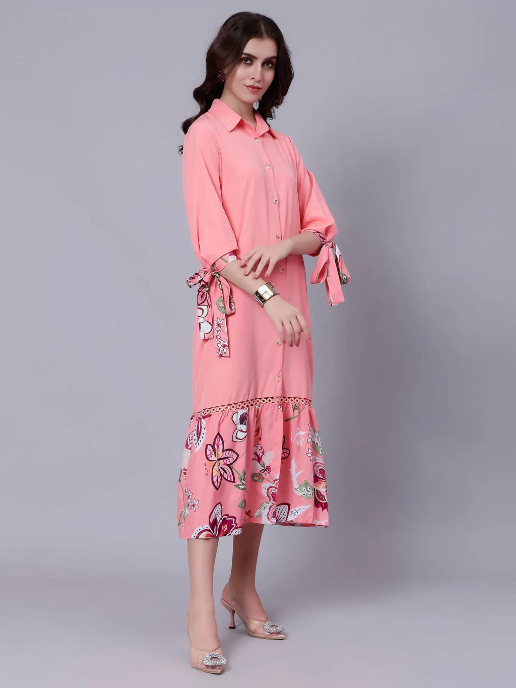 Casual Long Shirt Dress