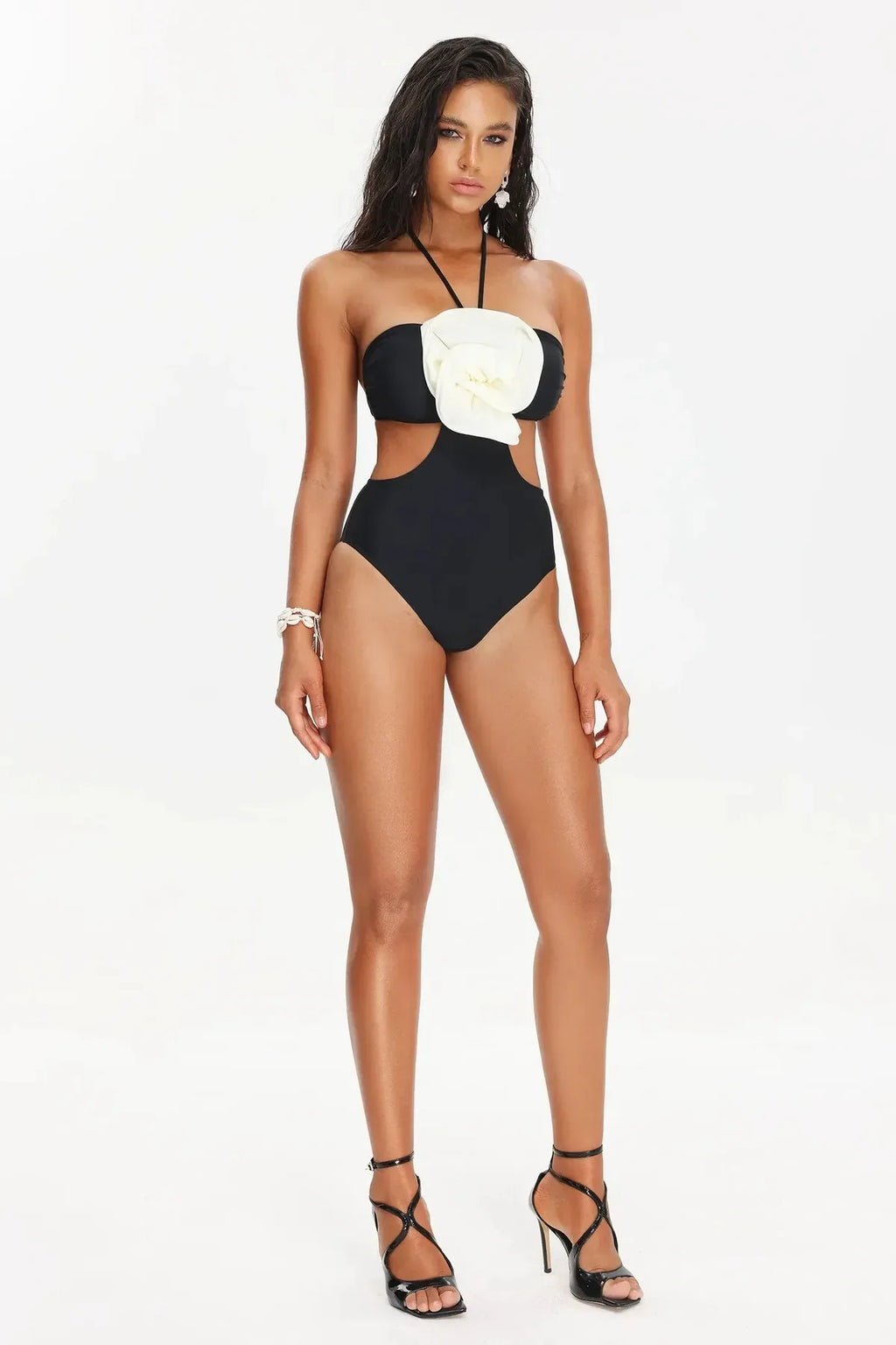 Flower Halter Monokini