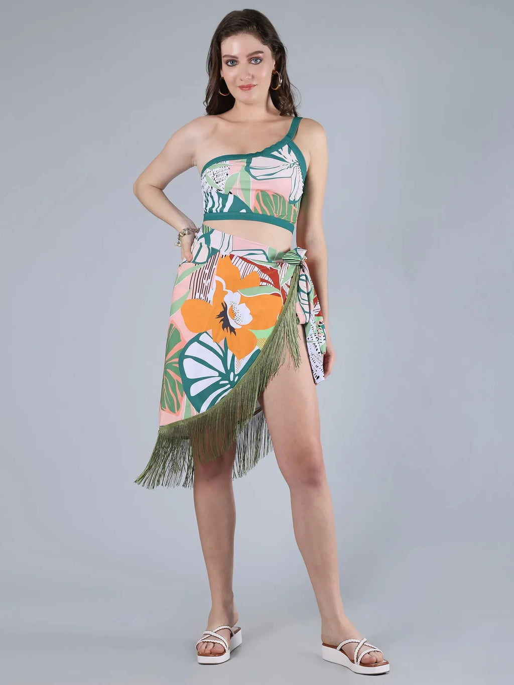 Tassel Wrap Bikini Set
