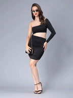 Sexy Hollow Out Short Dress