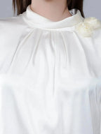 Mandarin Collar Blouse