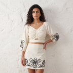 Floral Twist Two-Piece Set