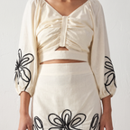 Floral Twist Two-Piece Set