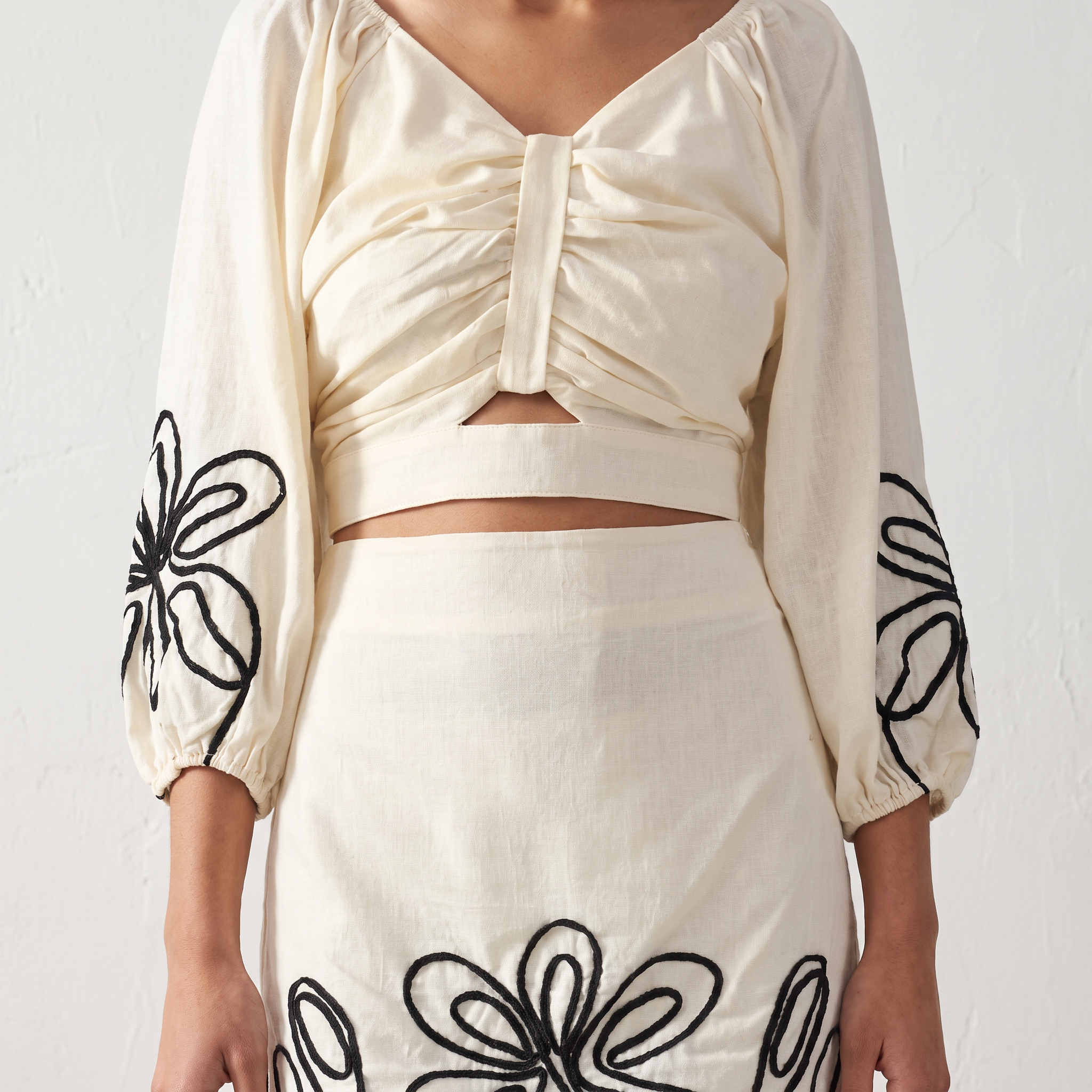 Floral Twist Two-Piece Set