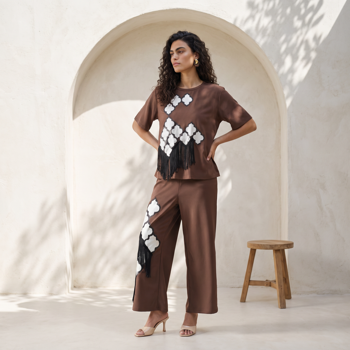 Fringed Two-Piece Set