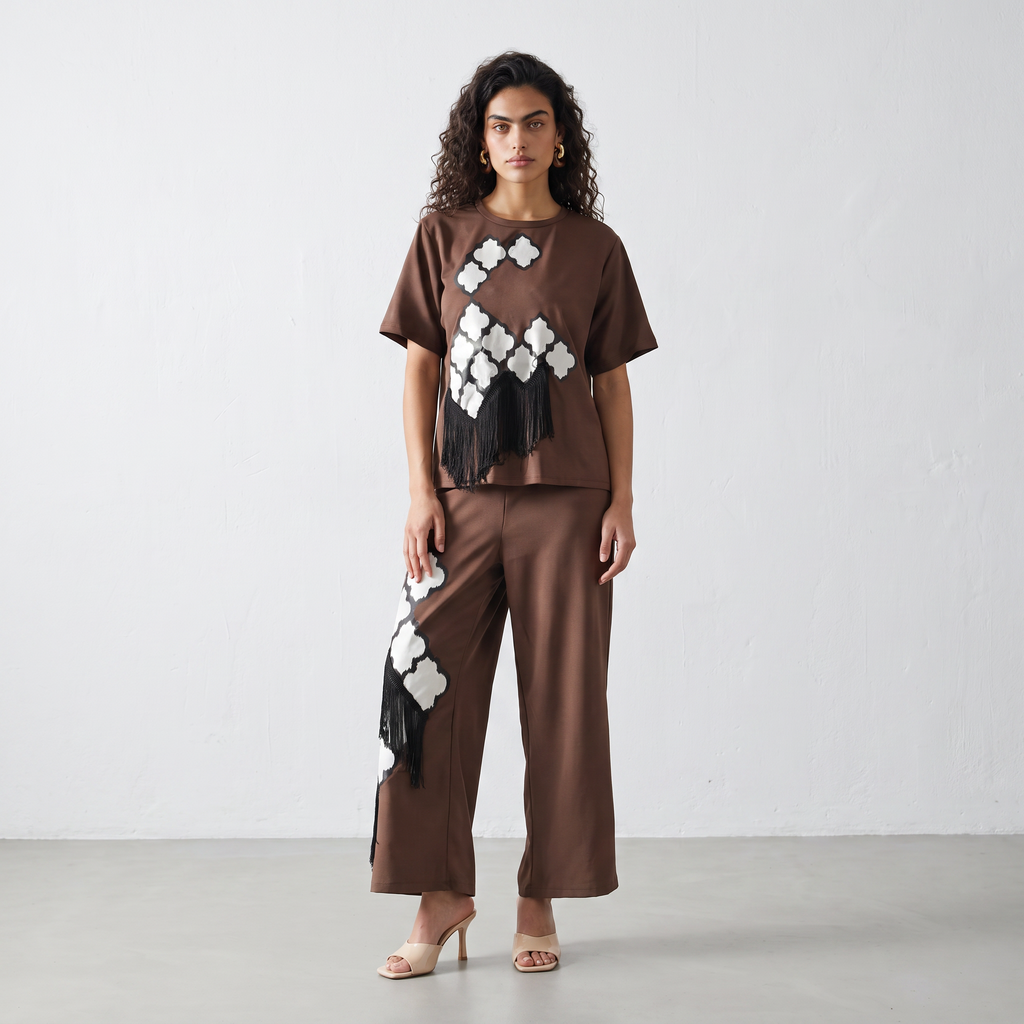 Fringed Two-Piece Set