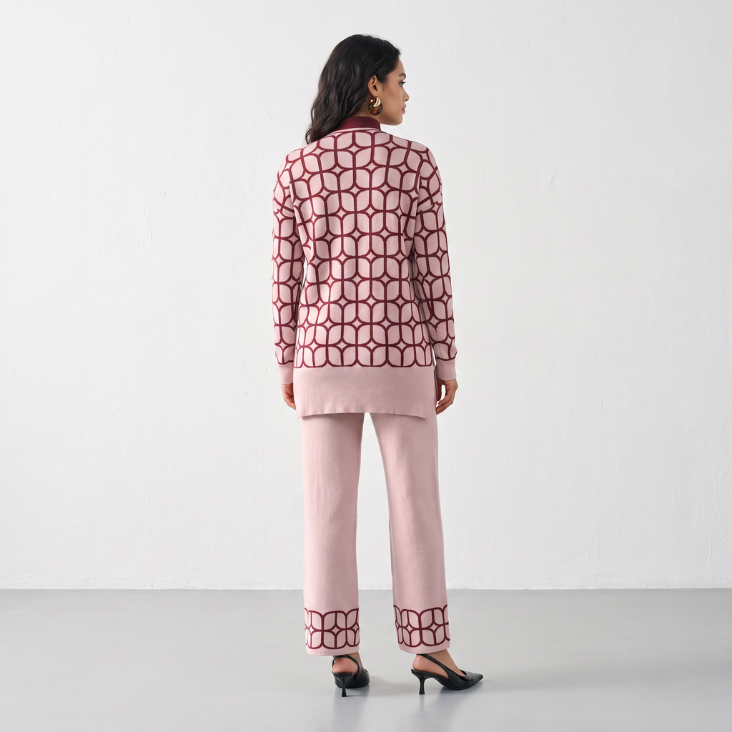 Geo Knit Co-ord Set