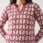 Geo Knit Co-ord Set