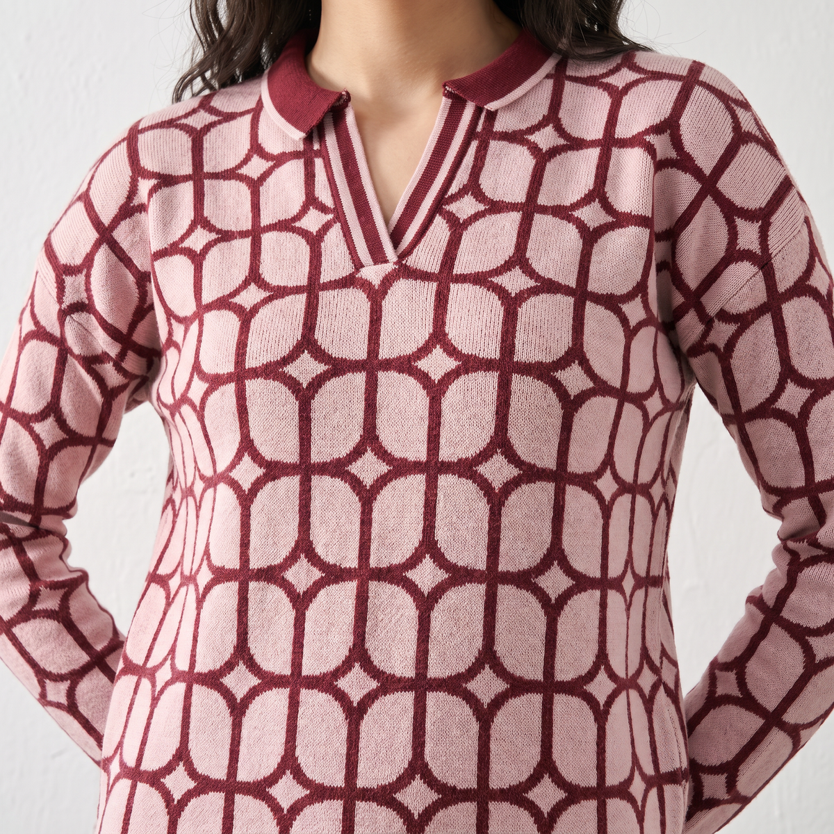 Geo Knit Co-ord Set