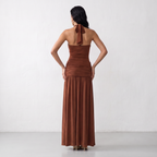 Halter Neck Maxi Dress
