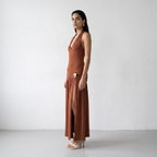 Halter Neck Maxi Dress