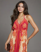 Boho Printed Maxi Dress