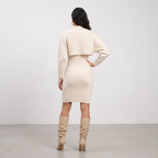 Knitted Two Piece Dress Set