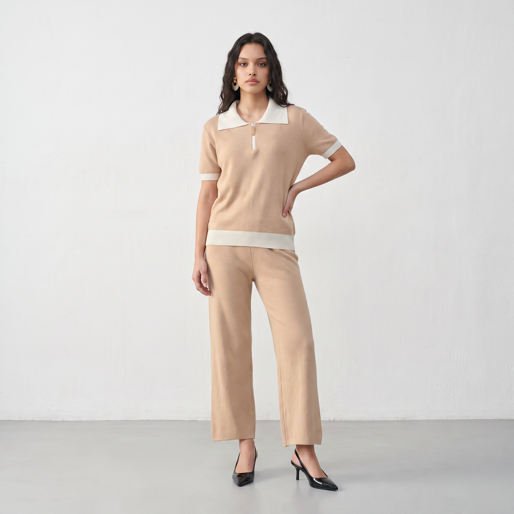 Knitted Two Piece Set